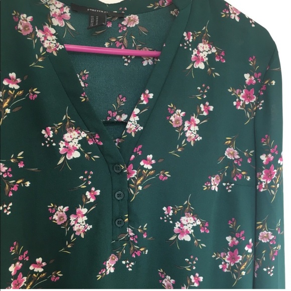 Floral chiffon blouse - Picture 1 of 5
